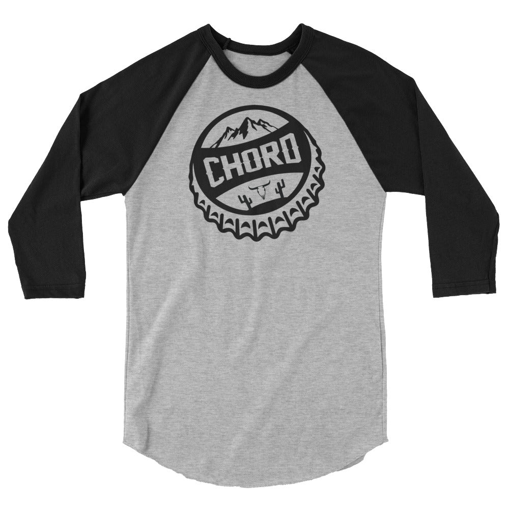 3/4 Sleeve Baseball Tee - Chord Bottle Cap Logo