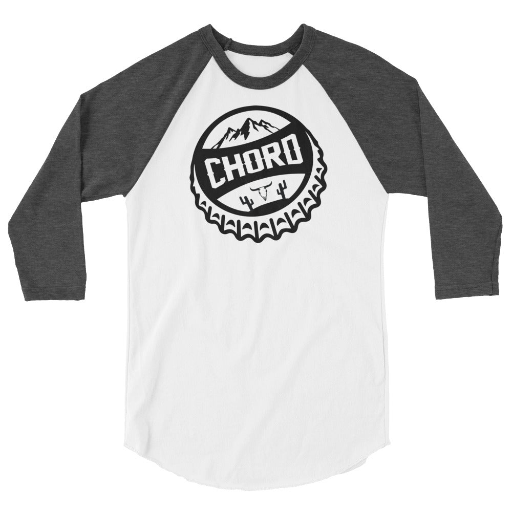 3/4 Sleeve Baseball Tee - Chord Bottle Cap Logo